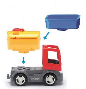 Грузовик со сменной цистерной, 22 см. (Efko, 37012EF-CH)